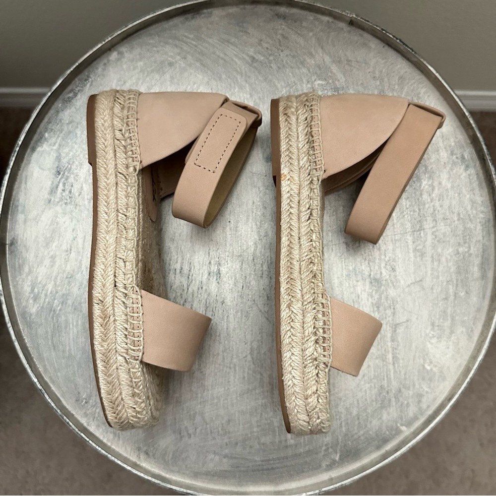 Splendid Tan Espadrille Ankle Strap Sandals Size 7M - Picture 4 of 12